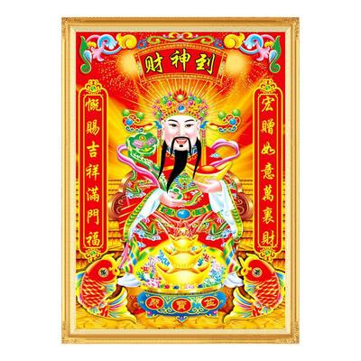 钻石绣十字绣玄关生意兴隆