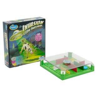ThinkFun奶牛贼入侵磁力迷宫思维专注力儿童6岁+益智玩具桌游游戏