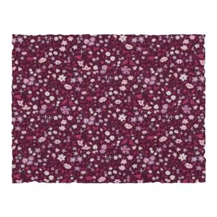 英国正品liberty20支Lasenby莱曾比棉梅子色手工拼布服装繁花时计