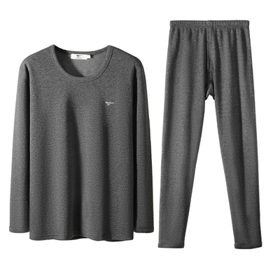 七匹狼加绒加厚男士保暖内衣套装