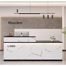 收银台小型简约接台柜台理发店美容院吧台服装 店便利店前台桌子