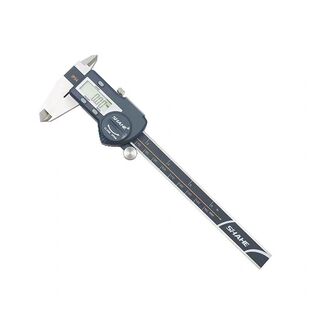 SHAHE三和电子数显游标卡尺0-150防水数显卡尺USB高精度量具测量