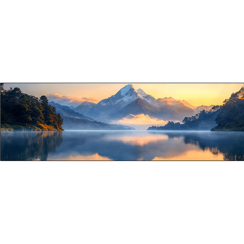 日出山水客厅装饰画艺术现代挂画
