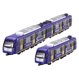 合金儿童玩具小火车仿真轨道地铁模型城市轻轨列车男孩动车高铁