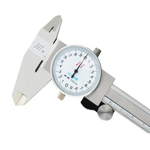 成量带表卡尺0-150mm 200 300川牌不锈钢带表游标卡尺高精度卡尺