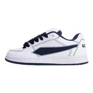 GLO BULL女款百搭款鞋子厚底板鞋女生新款圆头面包鞋学习休闲板鞋