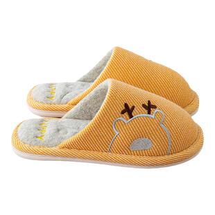 家用棉拖鞋女秋冬季月子鞋室内情侣家居一对静音男士春秋拖鞋棉拖