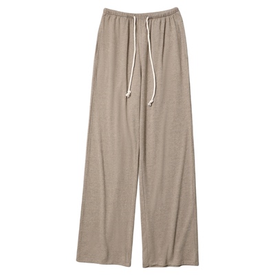 TANG TOWN 春夏空气感弹力休闲松弛宽松轻凉裸感莫代尔棉抽绳卫裤