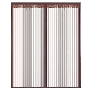 入户门防蚊门帘侧开纱窗门金刚纱网门遮挡防盗门大门进户防蚊帘w