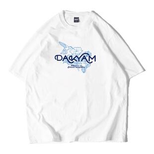DAKYAM(达人) 2025S/S Dreams in Flight 曼陀罗花蜂鸟文字TEE恤