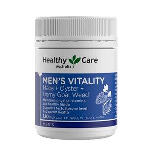 Healthy Care男士牡蛎精雄风片玛咖促睾滋补成人补锌保健品活力片