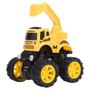 儿童玩具耐摔小汽车5男孩3岁怪兽卡车拉力四驱惯性越野特技工程车