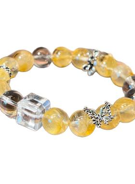 招财/转运～黄胶花设计款手链