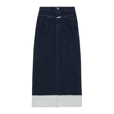 ITCLOSED高开叉牛仔半身裙