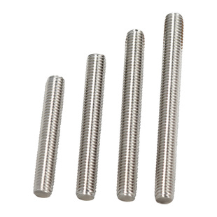 201/304不锈钢牙条丝杆全螺纹牙棒通丝螺杆螺柱M6M8M10M12M14M16