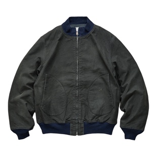 现货 BOWWOW USN DECK ZIP JACKET 日产复古军事做旧甲板夹克25AW