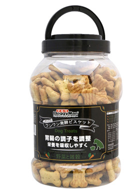 多格漫发酵饼干680g汪汪香脆宠物饼干磨牙饼泰迪狗零食训练奖励