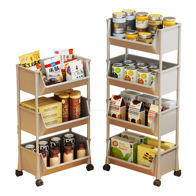 零食置物架多功能可移动大容量