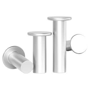 铝平头实心铆钉平帽铆钉GB109手打敲击式柳钉平卯M2M3M4M5M6M8mm