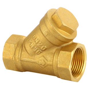 黄铜y型前置自来水整水管过滤器家用管道净水加厚4分过滤阀杂质网