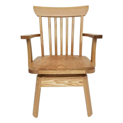 实木转椅红橡木日式创意进口转盘