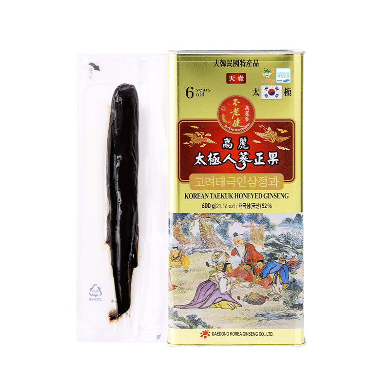 不老健韩国太极参蜂蜜红参300g