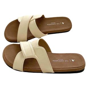 软糯Q弹~!好质感小众扭结交叉拖鞋女软软外穿夏季ins沙滩凉拖鞋