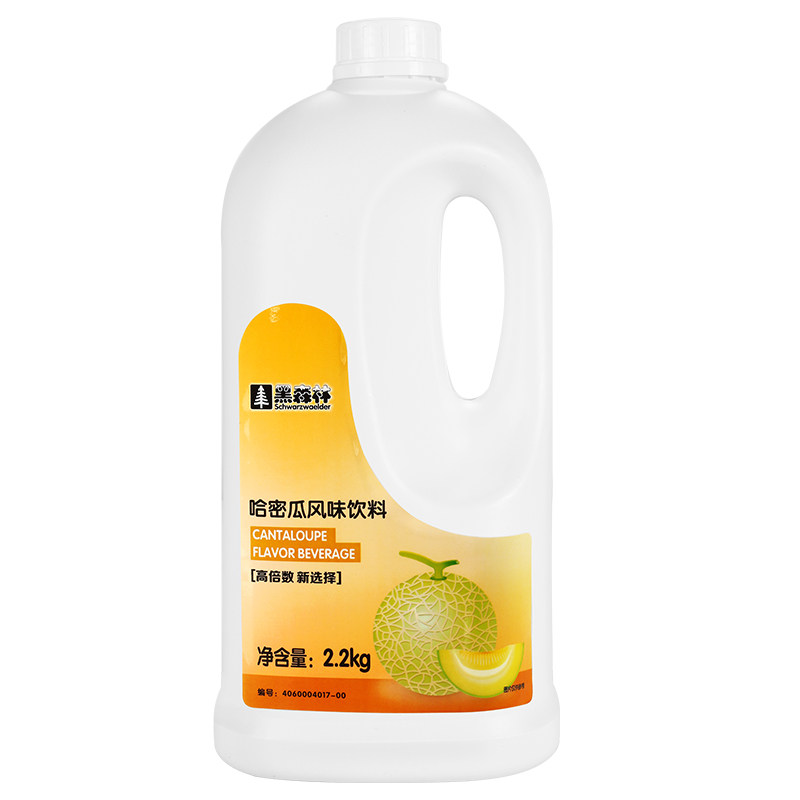 鲜活黑森林哈密瓜汁浓缩果汁饮料浓浆果浆原浆果茶商用奶茶店专用