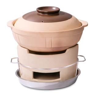 老式家用木炭炉复古商用土砂锅火锅煲炉子港式打边炉陶瓷泥小碳炉