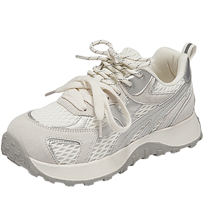 达芙妮复古德训鞋女羽毛球鞋厚底