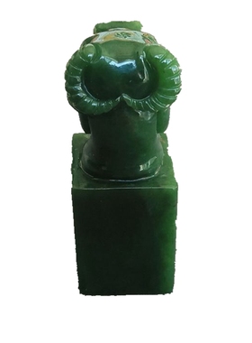 {独坐敬亭山}天然老坑生肖牛籽料