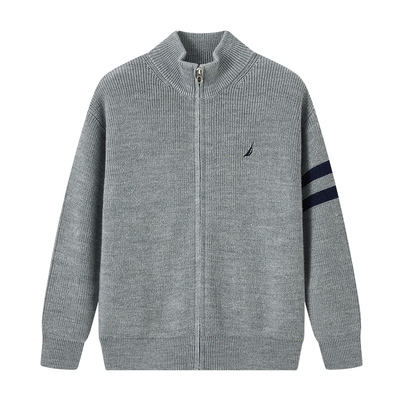 【巴素兰羊毛】NAUTICA童装男童女童毛衣外套秋冬季儿童针织开衫