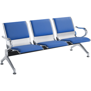 三人位排椅机场不锈钢长椅子医院等候诊椅公共联排休息座椅输液椅