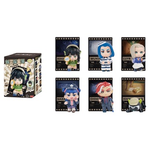 KKV正品罗小黑妖灵探案簿系列立体冰箱贴盲盒卡通周边玩具摆件