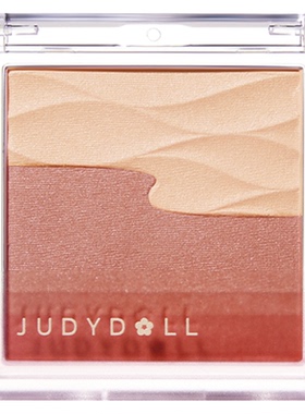 Judydoll橘朵水缎光腮红双色膨胀色清透元气日常08修容盘气色液体