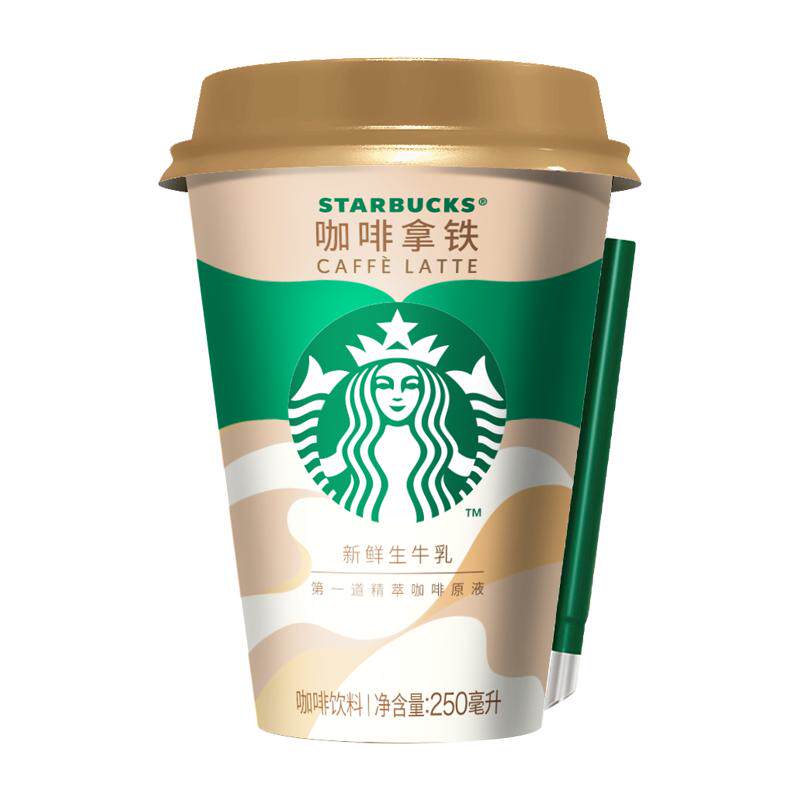 味全星巴克星怡杯即饮咖啡250ml*6杯 组合咖啡饮料