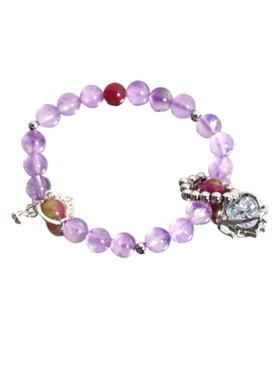 天然水晶猫眼石多宝手串手链女款