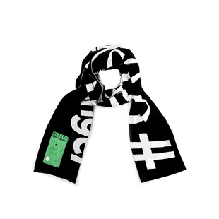 Kami anger原创设计冬季情侣提花羊毛围巾男围脖保暖舒适柔软不扎