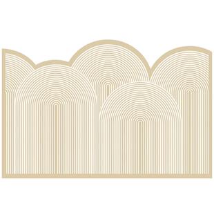 入户门地垫日式侘寂风丝圈奶油风门垫门口玄关进门地毯可裁剪脚垫