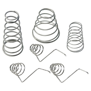 不锈钢宝塔弹簧压簧电池压缩触摸大小塔簧锥形宝塔形弹簧大全配件