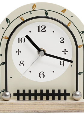 拱形中古风创意时钟装饰摆件