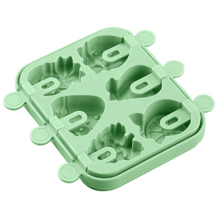 雪糕模具食品级硅胶家用自制做冰棒冰淇淋冰棍冰块儿童奶酪棒磨具