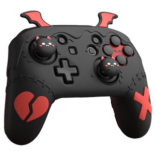 PlayVital派唯酱酷炫哥特款SwitchPro手柄保护套硅胶全包手柄配件