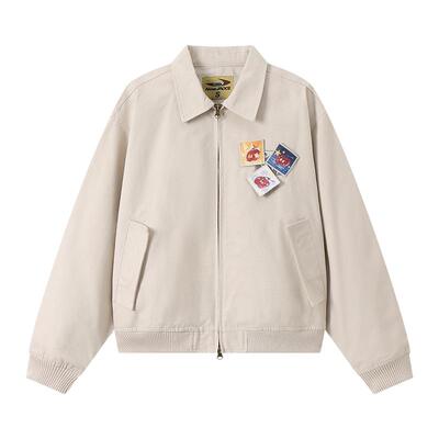 江南先生NewJNXS魔术贴bomber飞行夹克春秋休闲宽松工装外套男女