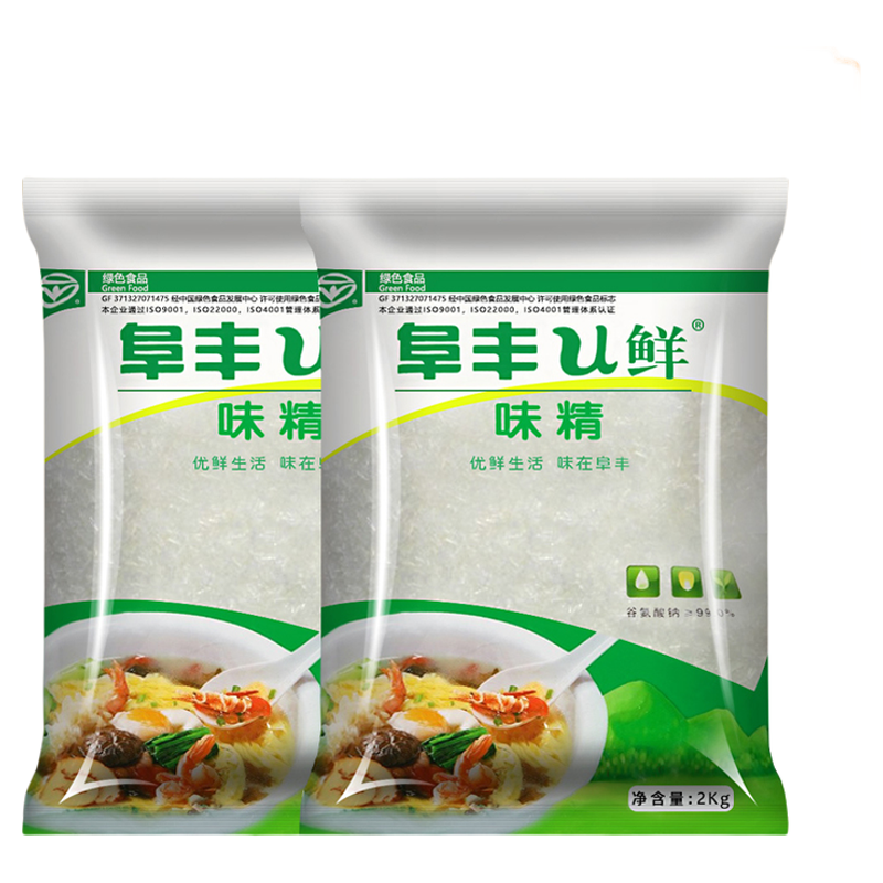 阜丰U鲜60目细无盐味精2kg