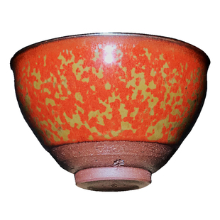 正宗龙窑建盏柴烧纯手工一物一拍微瑕建阳水吉原矿釉铁胎铁锈曜变