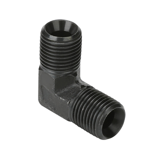 液压油管接头英制转公制高压直角弯头喇叭扩口D型14铜管转换接头