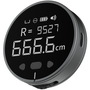 杜克电子尺测距轮滚轮式测距仪高精度平曲面Type-C充电测量工具