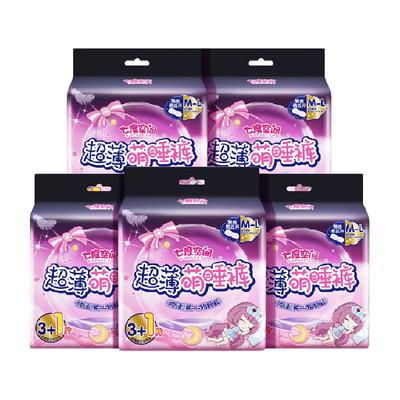 新国标认证 七度空间安睡裤透气安心裤裤型卫生巾20片L码姨妈裤