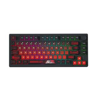 达尔优EK75亚尔薇特二次元侧刻机械键盘三模无线客制化全键热插拔